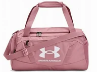 Torby sportowe - Torba Under Armour na siłownię sportowa mała XS pudrowy róż - miniaturka - grafika 1