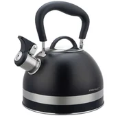 Czajniki na gaz - CZAJNIK 1,8L Z GWIZDKIEM KINGHOFF KH-1858 CZARNY - miniaturka - grafika 1
