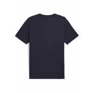 Koszulki sportowe męskie - Męska koszulka Essentials z dwukolorowym logo No. 1 PUMA New Navy Blue - miniaturka - grafika 1