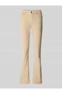 Spodnie sztruksowe o rozkloszowanym kroju z mieszanki bawełny model MARY - Only - Spodnie sportowe damskie - miniaturka - grafika 1