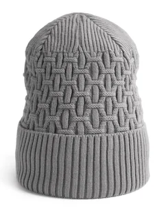 Czapka Zimowa Damska Męska Beanie Podwijana Uniwersalna Casualowa Jesienna - Czapki damskie - miniaturka - grafika 1