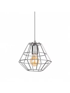 TK Lighting Lampa wisząca Diamond Silver 4202 nowoczesna oprawa w kolorze chromu - Lampy sufitowe - miniaturka - grafika 1