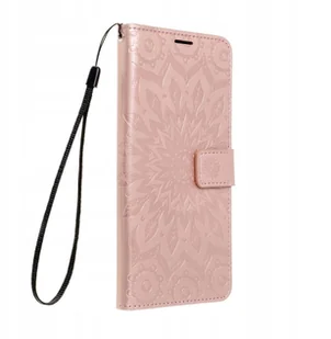 Kabura MEZZO Book do XIAOMI Redmi Note 14 5G mandala złoty róż - Etui i futerały do telefonów - miniaturka - grafika 1