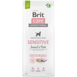 BRIT CARE Sustainable Sensitive Insect & Fish 12kg - Sucha karma dla psów - miniaturka - grafika 1