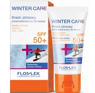 Flos-Lek Winter Care krem zimowy przeciwsłoneczny SPF 50+ 30ml - Kremy do twarzy z filtrem - miniaturka - grafika 2