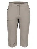 Spodnie sportowe damskie - Icepeak Rybaczki funkcyjne w kolorze szarobrązowym - miniaturka - grafika 1