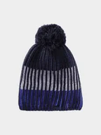 Czapki dla dzieci - 4F Czapka zimowa chłopięca - granatowa Uniwersalny - miniaturka - grafika 1