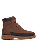 Buty dla chłopców - Timberland Trapery Courma Kid Boot W/ Rand TB0A62WNF131 Brązowy - miniaturka - grafika 1