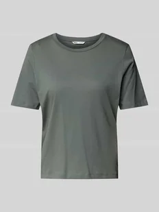 T-shirt o kroju regular fit z czystej bawełny model ‘ONLY’ - Koszulki i topy damskie - miniaturka - grafika 1