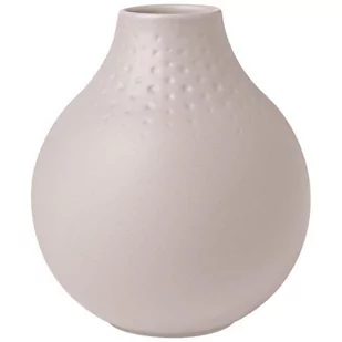 Wazon Perle mały Manufacture Collier Beige Villeroy & Boch - Wazony i flakony - miniaturka - grafika 1