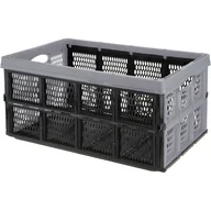 Pojemniki kuchenne - Skrzynka składana, 48 x 35 x 24 cm, antracyt - miniaturka - grafika 1