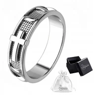 Pierścionki - RÓŻANIEC-Obrączka Na Palec Srebro 925 Pierścionek z Różańcem Prezent| r. 19 - miniaturka - grafika 1