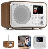 Radioodtwarzacze - Audizio Milan DAB+ z baterią w kolorze srebrnym one size - miniaturka - grafika 1