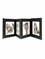 Ramki na zdjęcia - Deknudt Ramka Leporello black 8x13x18 leather for 8 photos A66DC28PH - A - miniaturka - grafika 1