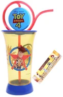 Kubki dla dzieci - Żółto-niebieski kubek z zakręcona słomką TOY STORY - miniaturka - grafika 1