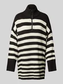 Sukienki - Sweter z dzianiny z kołnierzem model ‘LESLIE’ - miniaturka - grafika 1