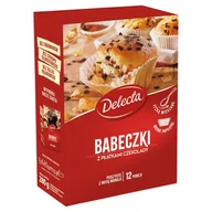 Dodatki do ciast w proszku - Delecta Babeczki nadziane płatkami czekolady - miniaturka - grafika 1