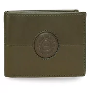 Portfele - Pepe Jeans Cracker Portfel Poziomy z portmonetką Zielony 11x8x1 cms Skóra, Zielony, Talla única, Portfel poziomy z portmonetką - miniaturka - grafika 1