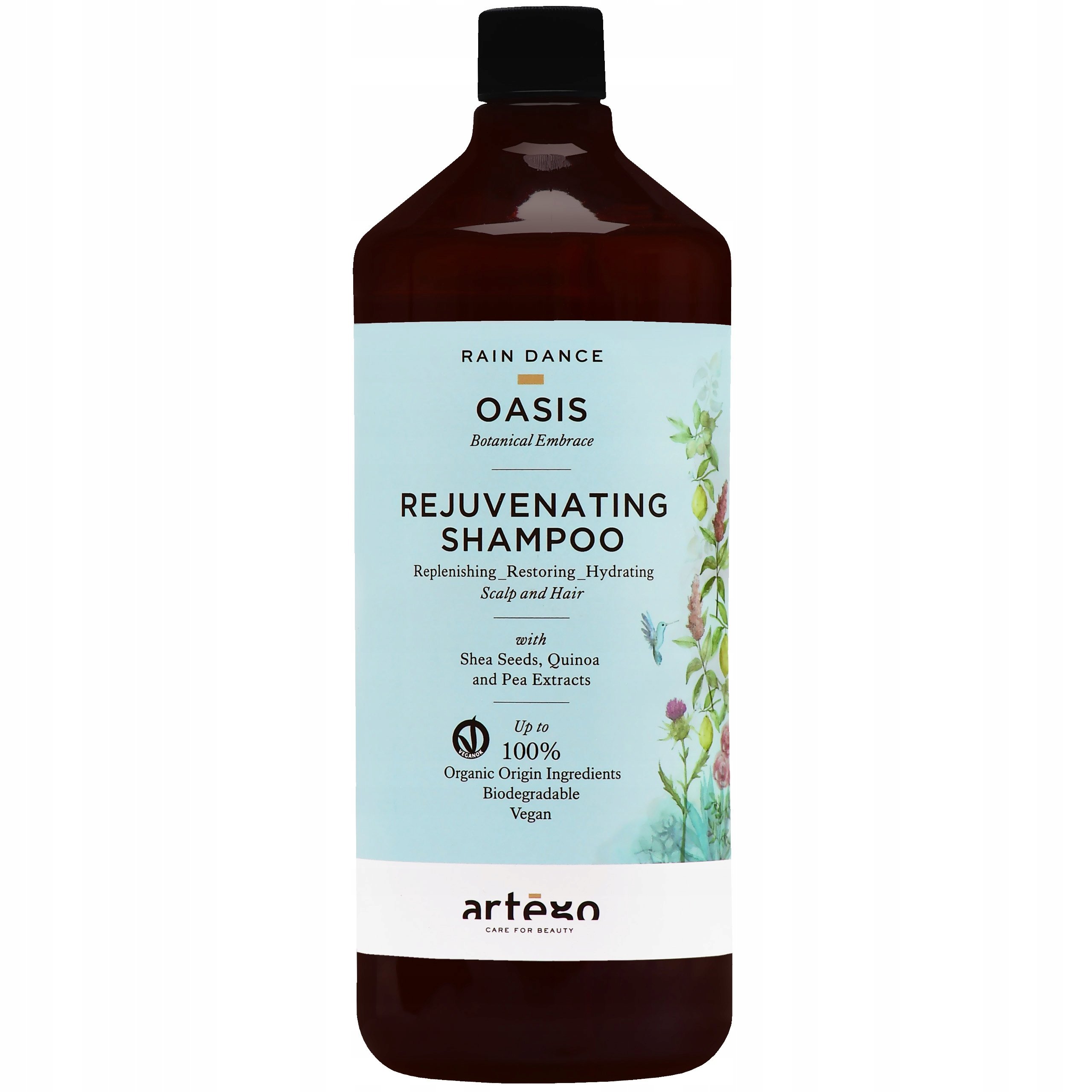 Artego Oasis Rain Dance szampon nawilżająco odbudowujący włosy 1000 ml
