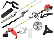 Podkaszarki - Kosa spalinowa Multifunkcyjna 4w1 (kosa, piła, wykaszarka, nożyce) 3KM John Gardener - miniaturka - grafika 1