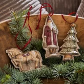 Ozdoby bożonarodzeniowe - Dekoracja wisząca, zestaw 3 szt. Sartenja - miniaturka - grafika 1