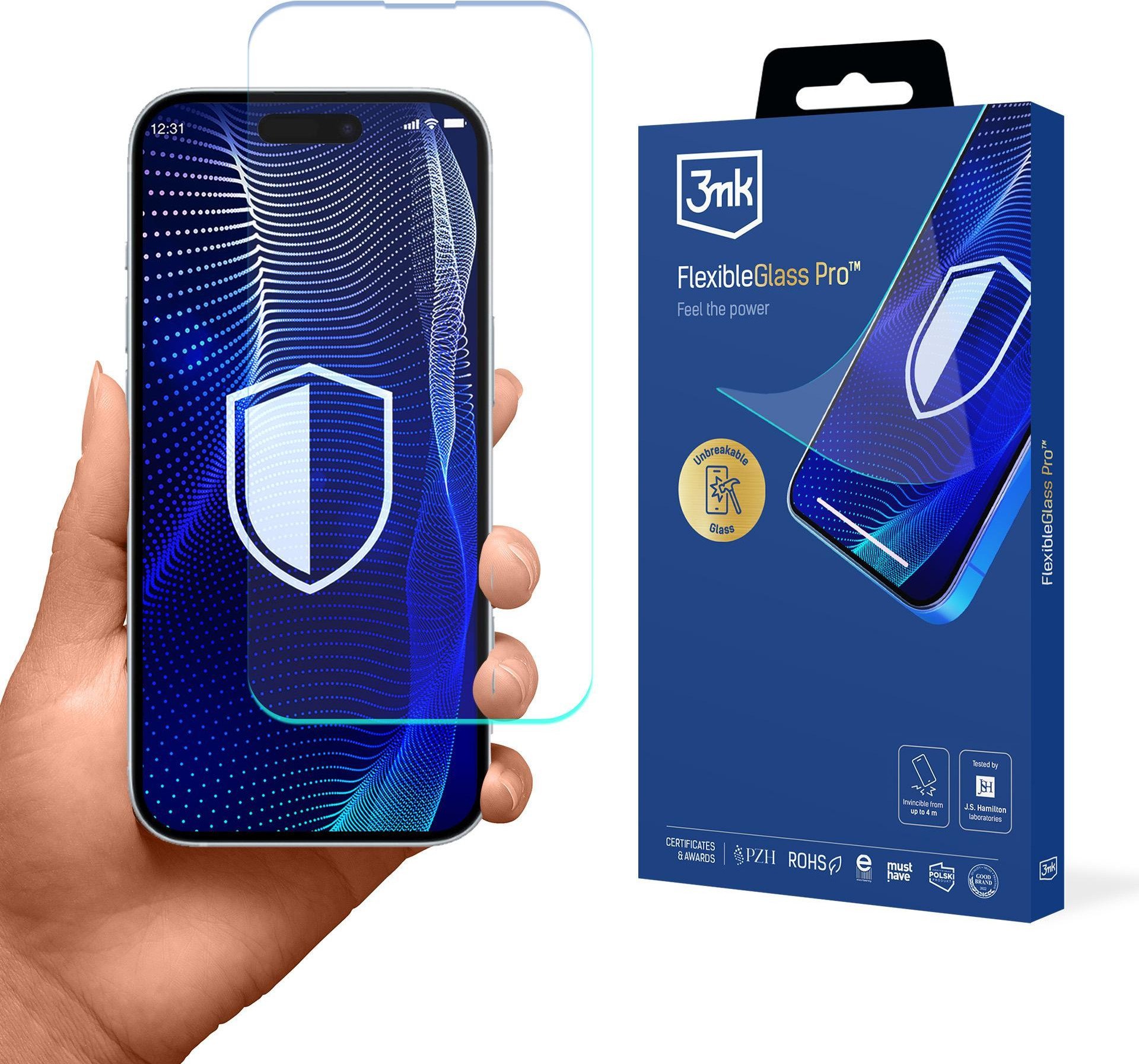Szkło hybrydowe 3MK FlexibleGlass Pro do Apple iPhone 17 Air