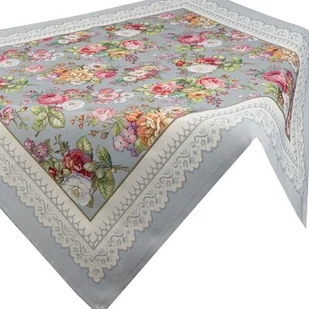 Obrus EUROFIRANY Cho 1175 (100 x 100 cm) Szary - Obrusy i serwetki - miniaturka - grafika 1