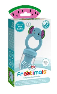 Gryzak Silikonowy Do Podawania Owoców Frootimals Melephant - Gryzaki dla dzieci - miniaturka - grafika 1