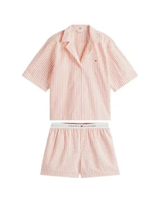 Tommy Hilfiger Piżama UW0UW05799 Pomarańczowy Regular Fit - Piżamy damskie - miniaturka - grafika 1