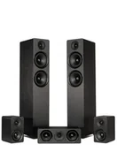 Zestawy stereo - Wilson Scenix Zestaw głośnikowy 5.0 Czarny - miniaturka - grafika 1
