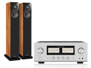 Luxman L-505Z (srebrny) + Classic 25 (wiśnia) - Zestawy stereo - miniaturka - grafika 1