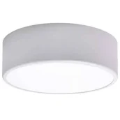 Lampy sufitowe - TEAM Plafon LAMPA sufitowa 137623613912 TEAM okrągła OPRAWA metalowa natynkowa srebrna biała - miniaturka - grafika 1