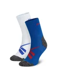 Skarpetki damskie - Reebok Zestaw 2 par wysokich skarpet unisex R0418-SS24 (2-pack) Kolorowy - miniaturka - grafika 1