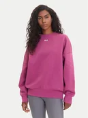Bluzy damskie - Under Armour Bluza Ua Rival 1386463 Różowy Oversize - miniaturka - grafika 1