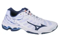 Siatkówka - Mizuno Wave Voltage V1GA216022, Męskie, buty do siatkówki, Biały - miniaturka - grafika 1