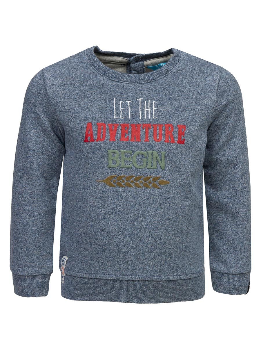 Chłopięca bluza z nadrukiem niebieska Lief r.80