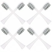 Końcówki do szczoteczek elektrycznych - 8x końcówki SZARE do szczoteczki sonicznej Oclean SE / X / X PRO / X PRO Elite / X PRO Digital / X10 / One / Air / Z / F1 / FLOW / Endurance - Reptila - miniaturka - grafika 1