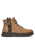 Botki męskie - Bugatti Trapery 325-AGA51-5500 Beżowy - miniaturka - grafika 1