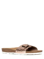 Klapki i japonki damskie - BACKSUN Klapki w kolorze różowozłotym - miniaturka - grafika 1