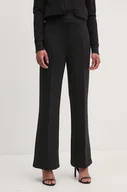 Spodnie damskie - Calvin Klein spodnie damskie kolor czarny proste high waist K20K207647 - miniaturka - grafika 1