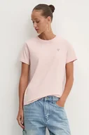 Koszulki sportowe damskie - Guess Jeans t-shirt damski kolor różowy W4YI10 J1314 - miniaturka - grafika 1