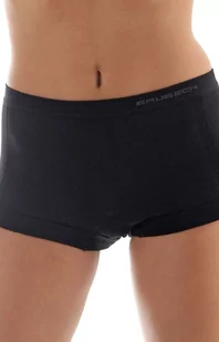 BX10440 damskie szorty z wełną merino comfort wool, Kolor czarny, Rozmiar S, Brubeck - Intymna - Majtki damskie - miniaturka - grafika 1