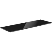 Blaty meblowe i parapety okienne - Mexen Uni blat naszafkowy 160 cm, czarny połysk - 91AXX-1604-464-18-70 - miniaturka - grafika 1