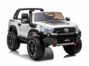 Oryginalna Toyota Hilux Biała, 24v-480 Wat Mocy /dkhl850-24v - Pojazdy elektryczne dla dzieci - miniaturka - grafika 1