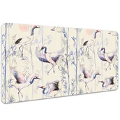 Podkładki na biurko - Podkładka mata ochrona biurka Taniec żuraw 100x50cm, Dywanomat - miniaturka - grafika 1