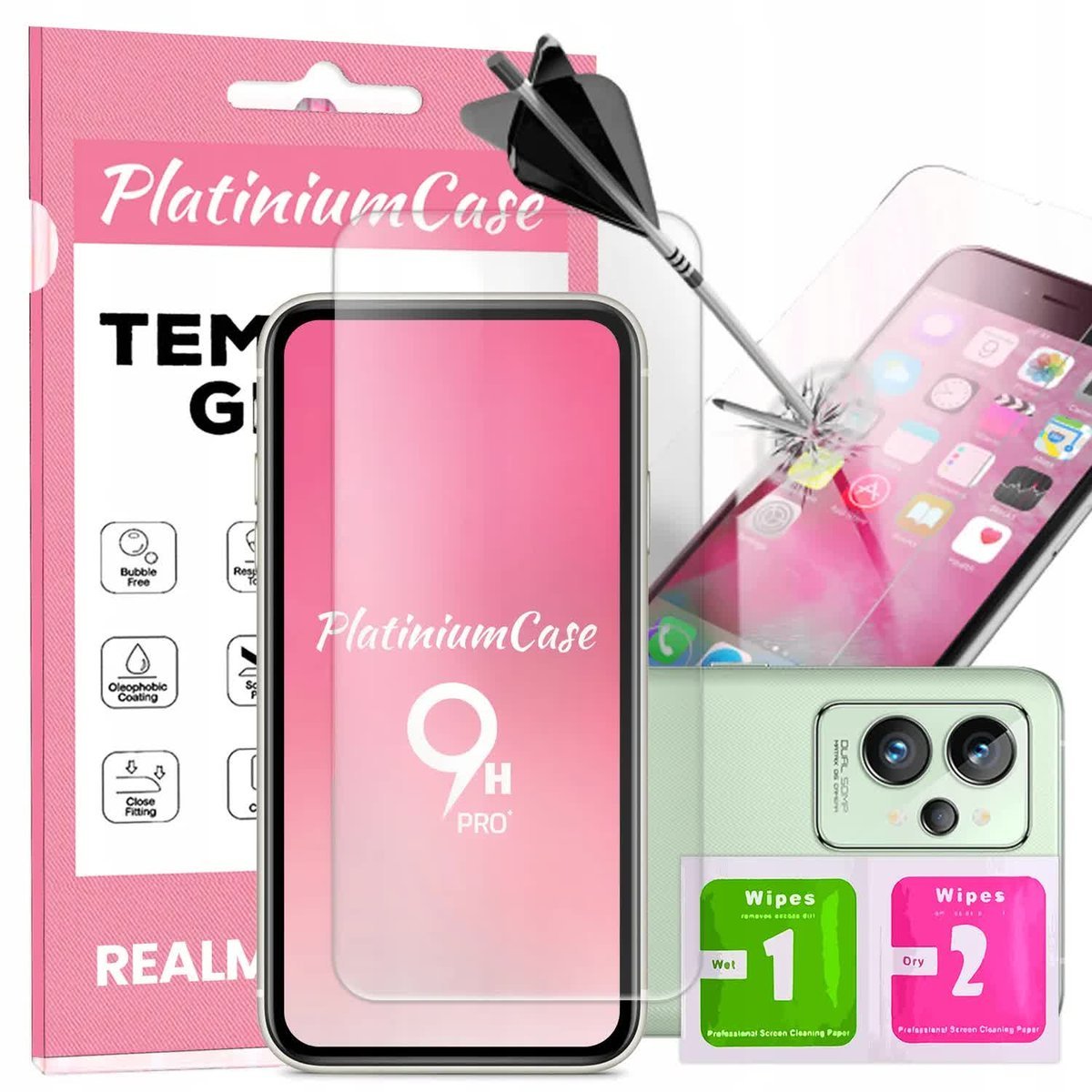 Szkło hartowane 9H szybka ekran do REALME GT2 PRO