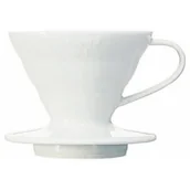 Pozostałe akcesoria kuchenne - Hario ceramiczny Drip V60-01 biały VDC-01W - miniaturka - grafika 1
