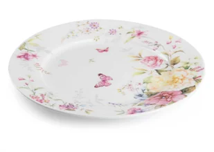 Talerz porcelanowy Delicate Flowers 19 cm - Talerze - miniaturka - grafika 1