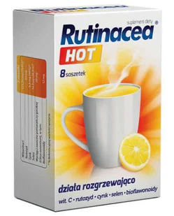 Aflofarm Rutinacea HOT 8 szt. - Przeziębienie i grypa Aflofarm Rutinacea HOT 8 szt. - Przeziębienie i grypa - miniaturka - grafika 1