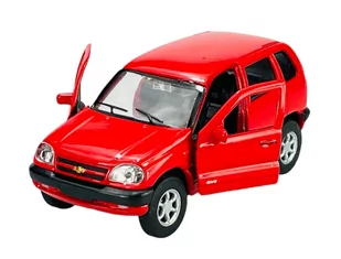 WELLY 2003 CHEVROLET NIVA CZERWONY 1:34 SAMOCHÓD NOWY METALOWY MODEL - Samochody i pojazdy dla dzieci - miniaturka - grafika 1